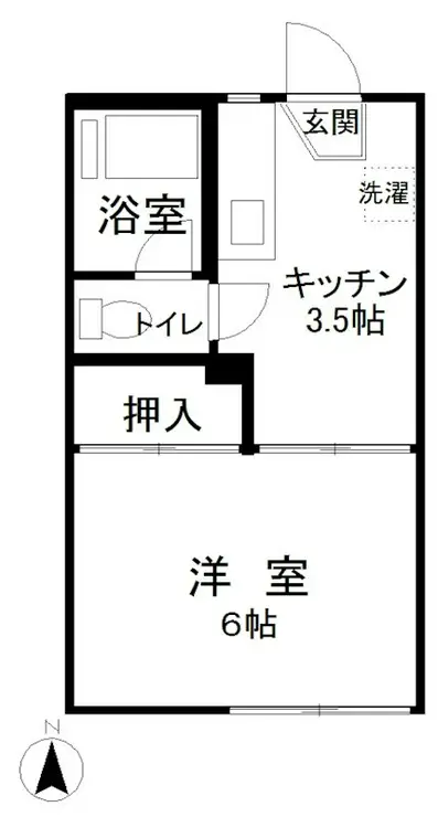 コーポふき 2階階 間取り