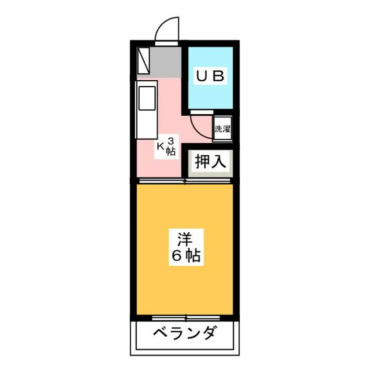グリーンハイツサトー 3階階 間取り