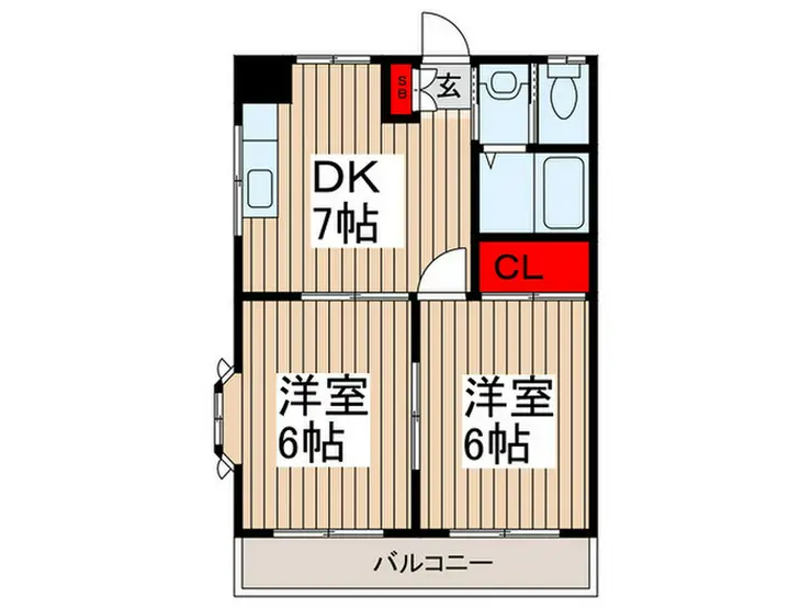 フレグランス3 2階階 間取り