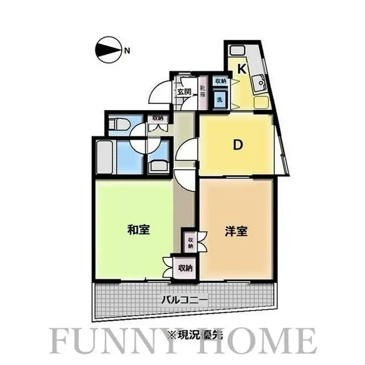 エスポワール池尻 4階階 間取り