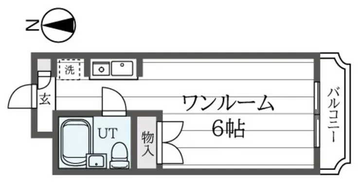 ホープ調布 1階階 間取り