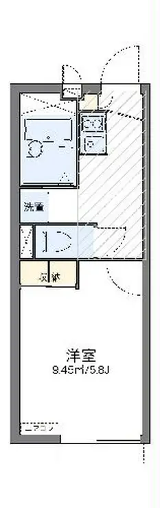 レオパレスヴィフ 1階階 間取り