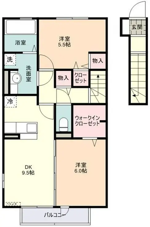 サンモール豊田 2階階 間取り