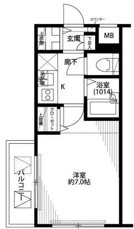 プレール・ドゥーク練馬 3階階 間取り