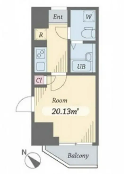 ダイヤモンドタワー西小山 4階階 間取り
