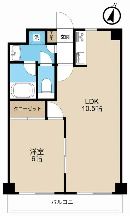セルテーヌ上木崎 5階階 間取り