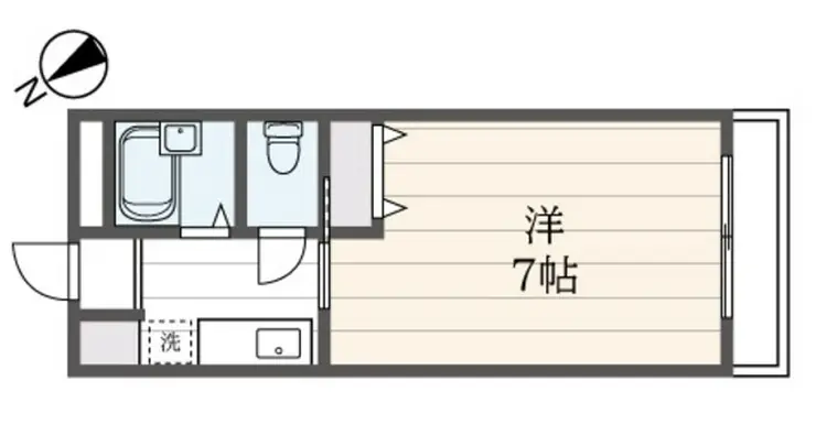 ラ・ノールB 1階階 間取り