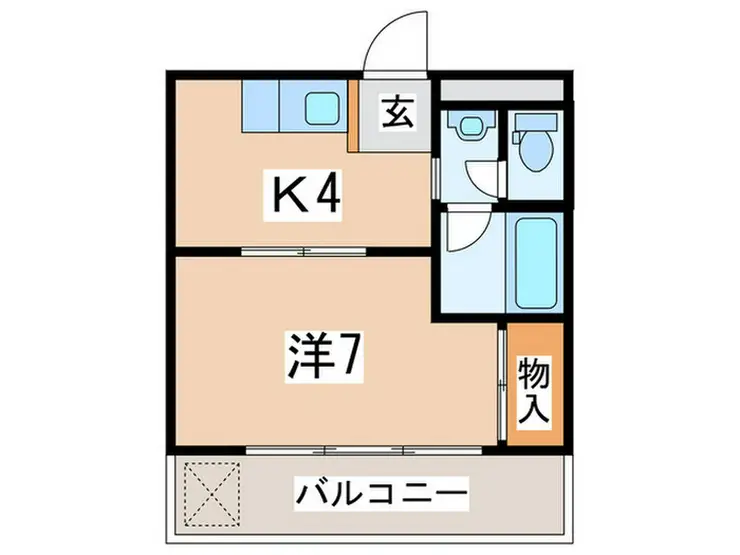 めぐみビル 2階階 間取り