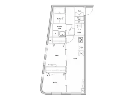 EDIT文京千石II(2LDK/3階)の間取り写真