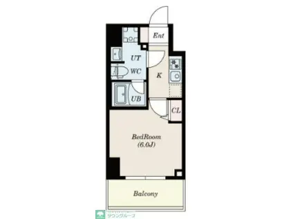 S-RESIDENCE松戸COSMEA(1K/6階)の間取り写真
