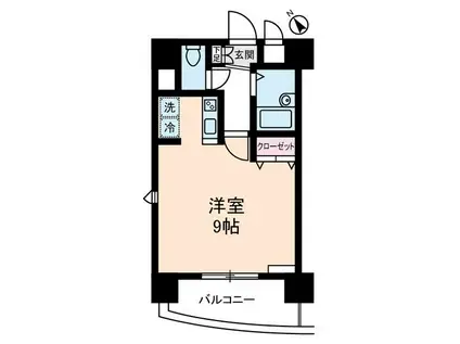 アムス志村(ワンルーム/7階)の間取り写真