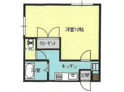 エースコーポ(1K/2階)の間取り写真