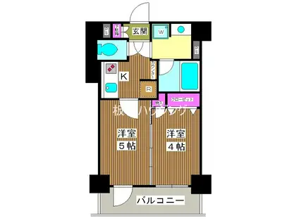 日神デュオステージ板橋(1DK/7階)の間取り写真