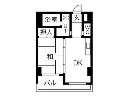 アネックス池下(1DK/2階)の間取り写真
