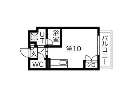 アールズタワー望が丘(ワンルーム/3階)の間取り写真