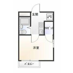 レオパレス21北岡崎(1K/2階)の間取り写真