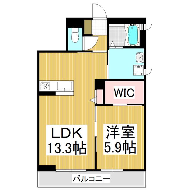 メゾン松陽亭(1LDK/2階)の間取り写真