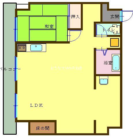 情報センタービル(3LDK/8階)の間取り写真