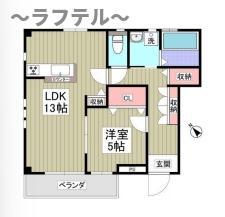 MK SQUARE(1LDK/2階)の間取り写真