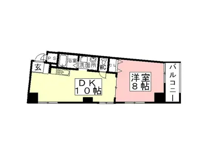 グランドステ-ジ(1LDK/4階)の間取り写真