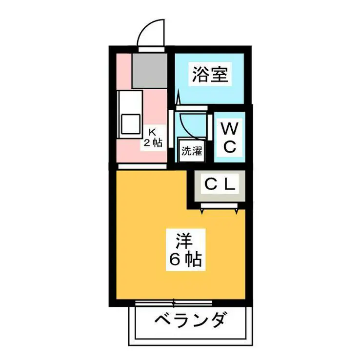 ゼピュロス柳沢 2階階 間取り