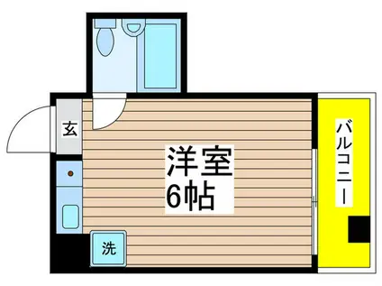 カトウビル(ワンルーム/4階)の間取り写真
