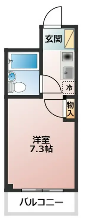 TOP衣笠第5 2階階 間取り