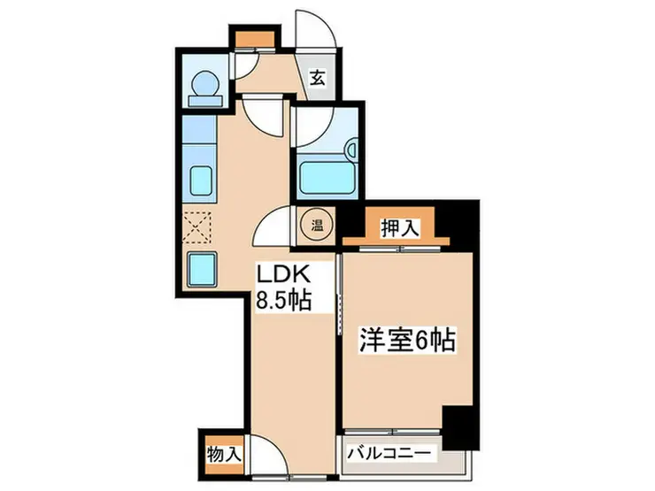 プラザサイトウ 4階階 間取り