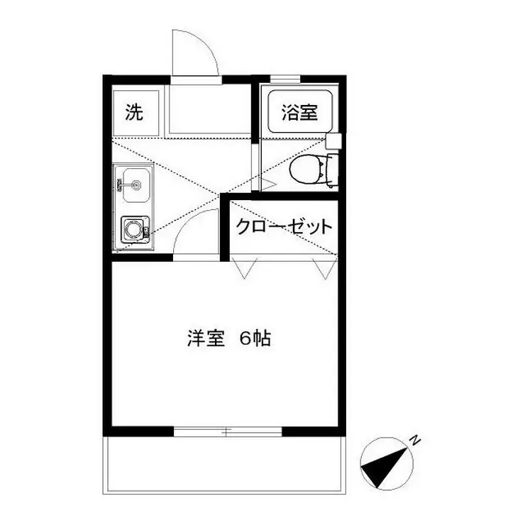 ラベンダー湘南II 2階階 間取り