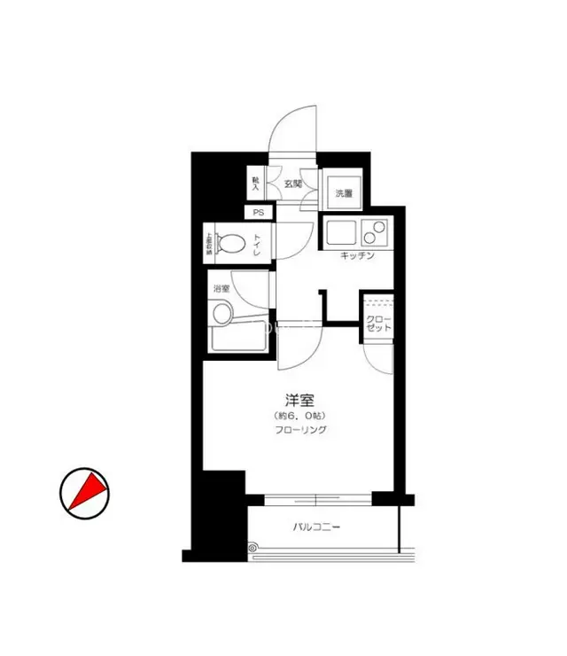 ドルチェ日本橋浜町・壱番館 10階階 間取り