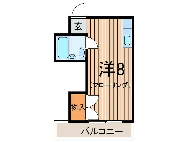 マンションメナハウス 7階階 間取り