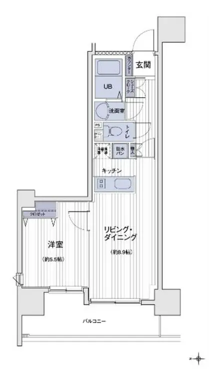 エスティメゾン大島 4階階 間取り