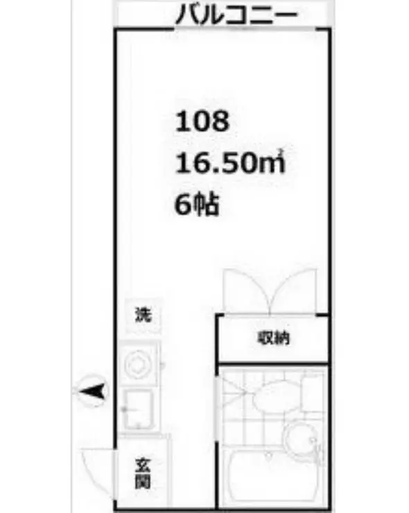 パソム西馬込 1階階 間取り