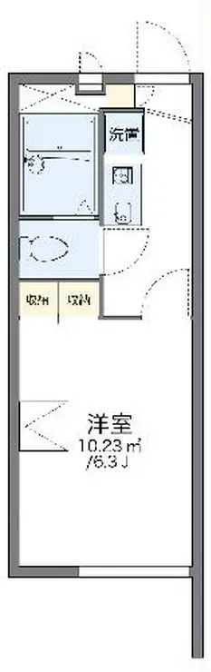 レオパレスコヅチ 2階階 間取り