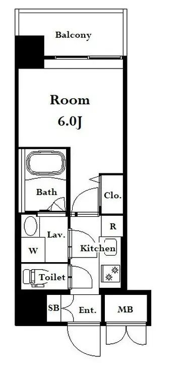 グランパレス南麻布仙台坂 5階階 間取り