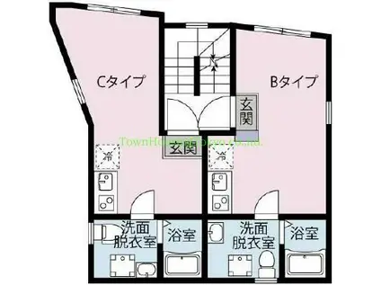 プレミア八幡山(ワンルーム/4階)の間取り写真