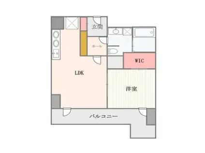 インペリアル南麻布コート&サテライト(1LDK/7階)の間取り写真