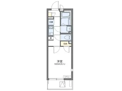 レオネクスト ルミエール御影(1K/4階)の間取り写真