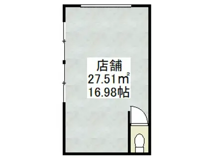 SPERANZA(ワンルーム/1階)の間取り写真