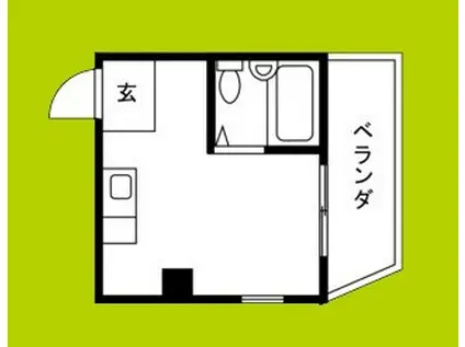 ビジタル浪速3(ワンルーム/9階)の間取り写真