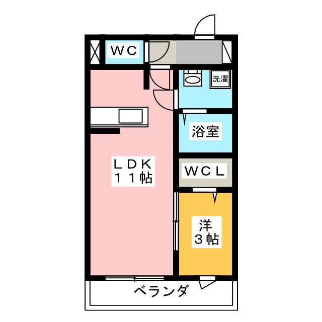 ツインメゾン本郷A(1LDK/1階)の間取り写真