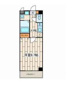 PRECIOUS(1K/1階)の間取り写真
