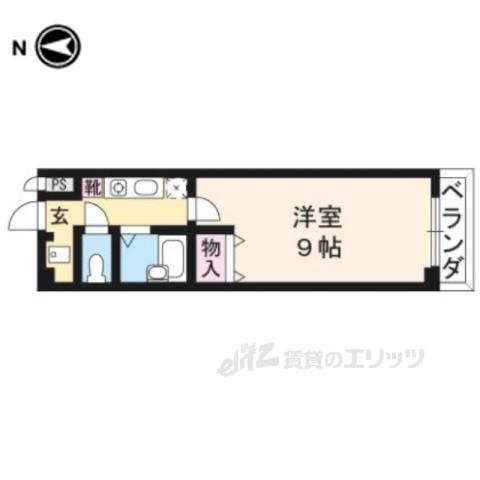 広小路館(1K/3階)の間取り写真