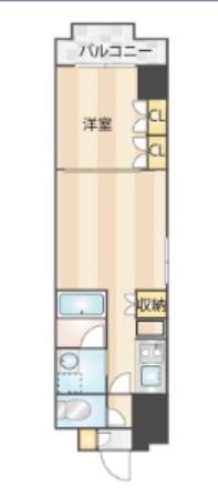 JU TOWER FRONT千石 JU TOWER FRONT千石(1LDK/5階)の間取り写真