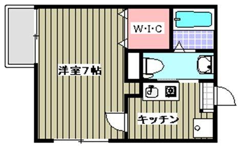 シャトルU根岸(1K/2階)の間取り写真