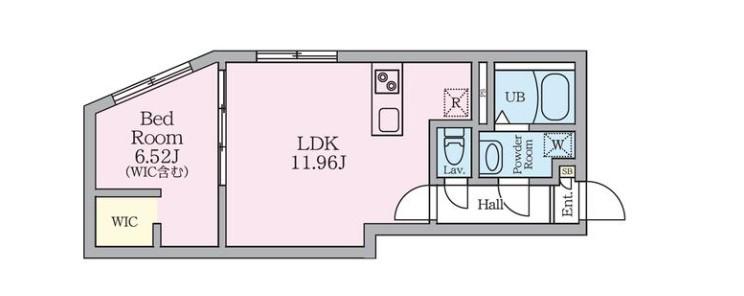 リベスト神保町(1LDK/3階)の間取り写真