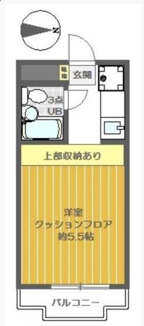 第五セントラルコーポ(ワンルーム/2階)の間取り写真