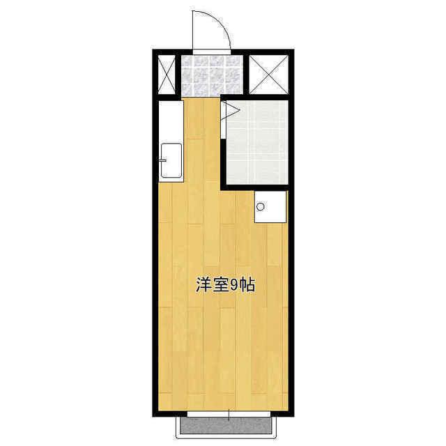 ファースト見川(ワンルーム/4階)の間取り写真