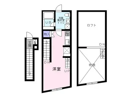 KAGURAZAKA-MY(ワンルーム/2階)の間取り写真