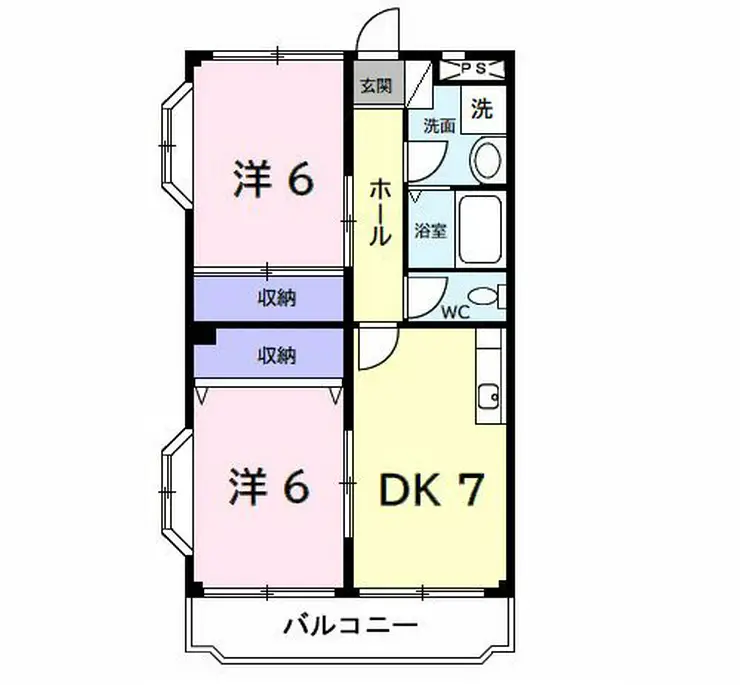 ハーモニーヒルズ 3階階 間取り